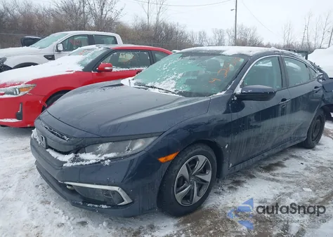 2019 Honda Civic Lx из США, поврежденный, VIN 2HGFC2F61KH578472
